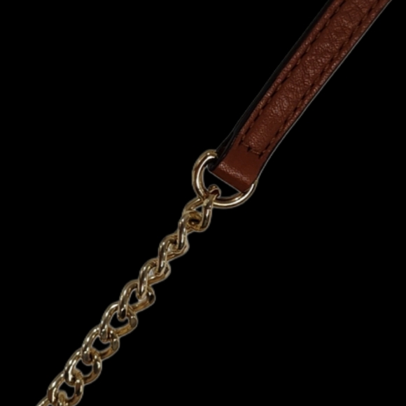 MICHAEL KORS Signature Print Fulton Small Crossbody Bag, Vanilla/Brown - Picture 9 of 10